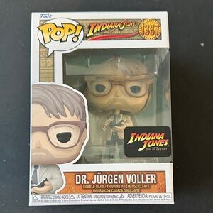 Funko Indiana Jones Dr. Jürgen Voller Figure with Glasses